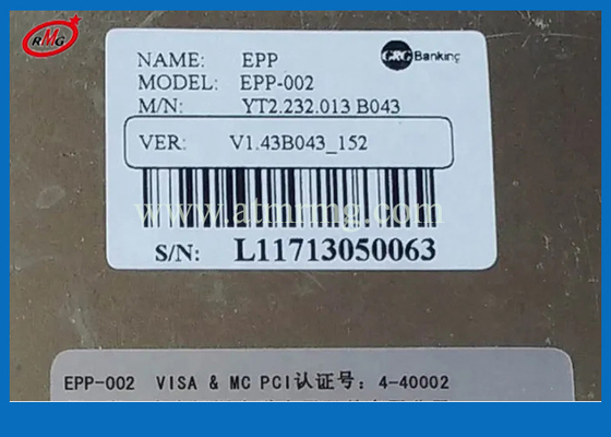 Teclado YT2.232.013 da operação bancária EPP-002 Pinpad das peças GRG da máquina do ATM