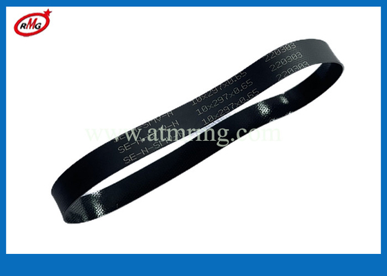 Peças sobresselentes pretas Glory Banknote Counter Rubber Belt do ATM 10X297X0.65mm